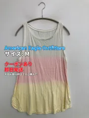 American Eagle Outfitters アメリカンイーグルアウトフィッターズ タンクトップ M ホワイト その他総柄 カップなし レディースのサムネイル
