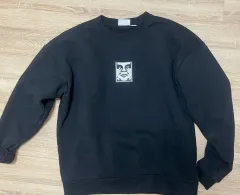 OBEY オブセット ロゴ スウェット ブラックのサムネイル