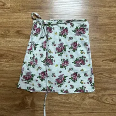 ヴィンテージ フラワー スカート スカート アイレット ONE（원）姫ギャル ロギャル ラテ リズリサ風のサムネイル