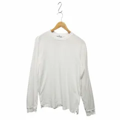 STONE ISLAND ストーンアイランド 641522819 LOTF-15-88 ロングスリーブTシャツ ロンT ホワイト系 コットン サイズM 67139のサムネイル
