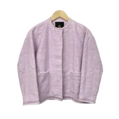 Drawer(ドゥロワー) ジャケット サイズ34 S レディース美品  - ライトパープル 長袖/ツイード/フリンジ/秋/冬のサムネイル
