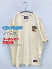 GRAF&WU Tシャツ/カットソー L アイボリー ワンポイント ブランドロゴ 刺繍 ミドル丈 半袖 クルーネック(丸首) メンズ レディースのサムネイル