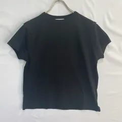 HUMAN WOMAN ヒューマンウーマン 077-1160604 ショートスリーブ Tシャツ 半袖 トップス ブラック【中古】 レディースのサムネイル