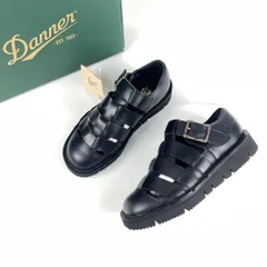 タグ・箱付　DANNER　ダナー　D217010　PITTOCK　GURUKHA　FLEX　ピトック　グルカ　フレックス　レザーサンダル　25cm　ブラックのサムネイル