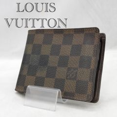 ヴィトン 財布 ダミエ ポルトフォイユ・マルコ N61675 イニシャル入り