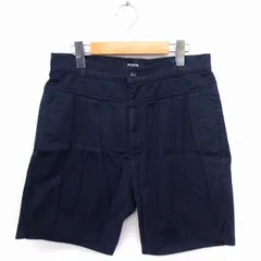 ズッカ zucca パンツ ショート ハーフ 無地 コットン 綿 M ネイビー 紺 /FT23のサムネイル