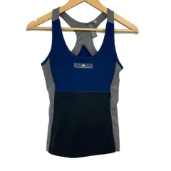 ADIDAS BY STELLA McCARTNEY(アディダスバイステラマッカートニー) タンクトップ サイズXS レディース美品  - ネイビー×グレー×黒のサムネイル