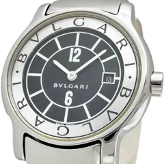 【BVLGARI/ブルガリ】ST29S 腕時計 ステンレススチール クオーツ ブラック文字盤/シルバーベルト レディース 【中古】【真子質店】【GD】のサムネイル