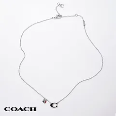 コーチ COACH シグネチャー C ルサイト ペンダント ネックレス レディース 女性 アクセサリー アクセ ジュエリー ブラック ゴールド 571286RHO003のサムネイル