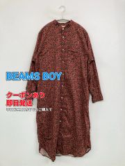 BEAMS BOY 半袖シャツ チロリアンテープ ヴィンテージ ネイビー M 