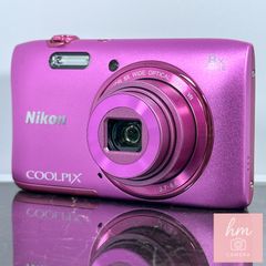 Nikon COOLPIX S3600 핑크 2005만 화소 광학 8배 줌 광각 25mm 니콜 렌즈 베스트 페이스 모드 컴팩트 디지털 카메라 니콘 쿨픽스