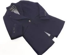 Abahouse Devinette アバハウス ドゥヴィネット Luxe ウール混 スタンドカラー コート 紺  ◇■ レディースのサムネイル