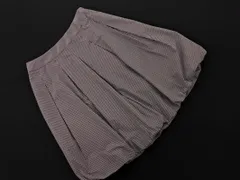 TO BE CHIC トゥービーシック ギンガムチェック バルーン スカート size36/白 ■◇ レディースのサムネイル