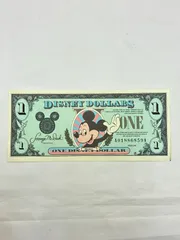 N【希少・記念品】ディズニーダラー 1ドル　1990年 ミッキー ディズニーワールドのサムネイル