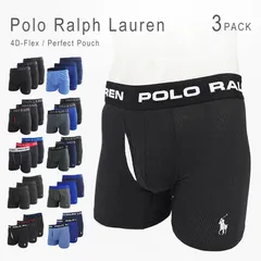 新品未使用 ラルフローレン メンズ ボクサーパンツ セット 前開き メッシュ 下着 パンツ 男性 3枚セット アンダーウェア ポロラルフローレン Polo Ralph Lauren P3 PERFECT POUCH Boxer Briefsのサムネイル