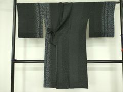 平和屋着物＊西陣 夏物 男性 紗紬 利休鼠色 証紙付き 正絹 逸品