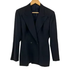yohjiyamamoto(ヨウジヤマモト) ジャケット サイズS レディース - ダークネイビー 長袖/肩パッド/春/秋のサムネイル