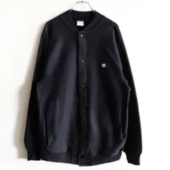 【90s/USA製】CHAMPION【スナップ カーディガン】L ブラック チャンピオン リバースウィーブ 90年代 26070264のサムネイル