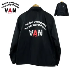 【B3882】VAN JAC ヴァンヂャケット コーチジャケット ナイロンジャケット ロゴ サイズMのサムネイル