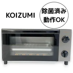 美品  KOIZUMI トースター KOS-1023 黒 ブラック オーブントースター 2020年製 家電 キッチン 動作確認済み 除菌 清掃済み コイズミ 小泉のサムネイル