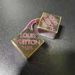 LOUIS VUITTON サイコロ ストラップ ピンク 箱・保存袋付 - メルカリ
