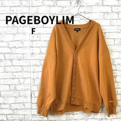 PAGEBOYLIM Vネックカーディガン ゆったり 古着のサムネイル