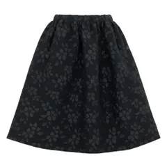 g13 tricot COMME des GARCONS AD2020 花柄フレアスカート 日本製 ブラック レディース 女性用ta1のサムネイル