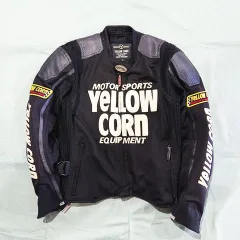 YELLOW CORN イエローコーン テキスタイル メッシュ ジャケット  YB-4103 ブラック Lのサムネイル
