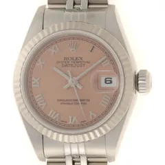 ROLEX ロレックス デイトジャスト 69174 腕時計 ステンレススチール/ホワイトゴールド ピンクローマ レディース【中古】437のサムネイル