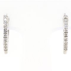 PT900/プラチナ ピアス ダイヤモンド 0.10ct 総重量約2.6g - メルカリ