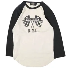 RRL ダブルアールエル 3/4 SLEEVE 2TONE BASEBALL SHIRTS  ツートーン ベースボールTシャツ 782637887001 / 4700500822 XS IVORY Double RL 七分袖 トップス g27484のサムネイル