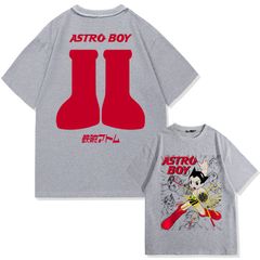 00s 手塚治虫 記念館限定 Tシャツ 両面プリント総柄 アトム デッド