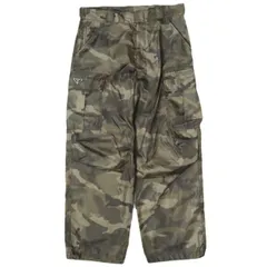 PRADA プラダ 23AW イタリア製 Camouflage Re-Nylon cargo pants 三角プレートロゴ カモフラージュ リナイロン カーゴパンツ SPH286 S222 14T5 M OLIVE 阪急うめだPOP UP限定 ボトムスのサムネイル