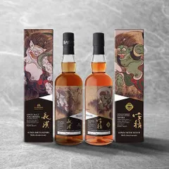 ＜安積蒸溜所＞ シングルモルト安積 銀座三越96thAnniversary ～風神ラベル～White Wine Caskのサムネイル