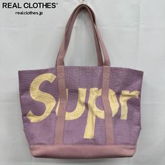 SUPREME Raffia Tote Bag シュプリーム トートバッグ 美品 - メルカリ