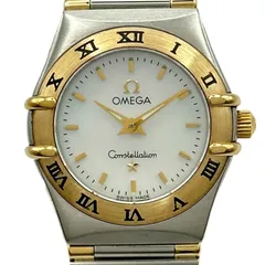 オメガ OMEGA コンステレーション ミニ 1362.70 ホワイトシェル ゴールド/ステンレススチール クオーツ レディース 腕時計のサムネイル