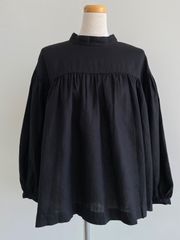 ミナペルホネン forestwing ボリュームパフ袖 ブラウス ハンドメイド