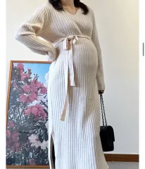 マタニティ服 ニットワンピース サテン MOJO.S.PHINE モジョエスピン CHALAINE ME SENSE ISAE EGOIST エゴイストのサムネイル