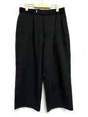 Graphpaper｜グラフペーパー Compact Ponte Wide Tapered Chef Pants ワイド テーパード シェフパンツ GM253-40041Bのサムネイル