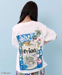 ScoLar（スカラー）462007：orion×ScoLar ボタニカルパラダイス柄T