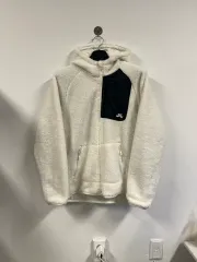 O149-S (M) NIKE SB 白 ボア フリース ジップアップパーカーのサムネイル