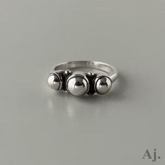   ジョージジェンセン　ビンテージリング　シルバー925 ジョージジェンセン リング 指輪 3 AG925 ヴィンテージ 約13号 Georg