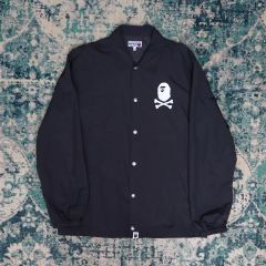 希少 XLサイズ✨アベイシングエイプ コーチジャケット ラバーロゴ