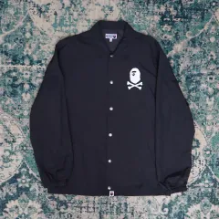 Bape アベイシングエイプ スカル コーチジャケット ブラック Lのサムネイル