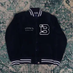 BAPE® ベイプ 00年代 フリース スタジャン ネイビー Lのサムネイル