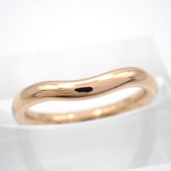 【磨き済み】 ティファニー カーブドダイヤバンドリング　Pt950　7号 新品仕上げ済 Tiffany & Co. ティファニー 7号 カーブドバンド 9P