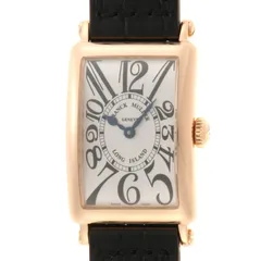 FRANCK MULLER フランクミュラー ロングアイランド 902QZ K18ピンクゴールド/レザー シルバー レディース クオーツ 【中古】のサムネイル