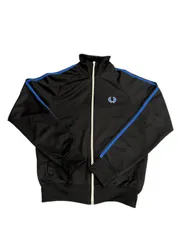 フレッド ペリー FRED PERRY トラックジャケット 黒 青 J5327A1 XS ジャージ ブラック SSサイズ 101MT-6549のサムネイル
