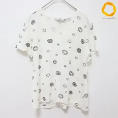 ジバンシイ GIVENCHY ヴィンテージ Tシャツ カットソー トップス Vネック 半袖 総柄 レディース [a1018084]のサムネイル