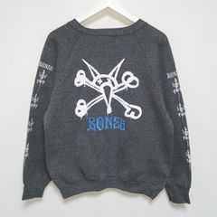 80s POWELL PERALTA パウエル クロスボーン スウェット 黒L - メルカリ